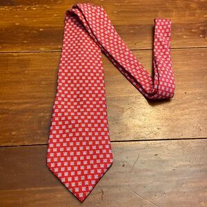 Vineyard Vines Red NY Giants Silk Tie